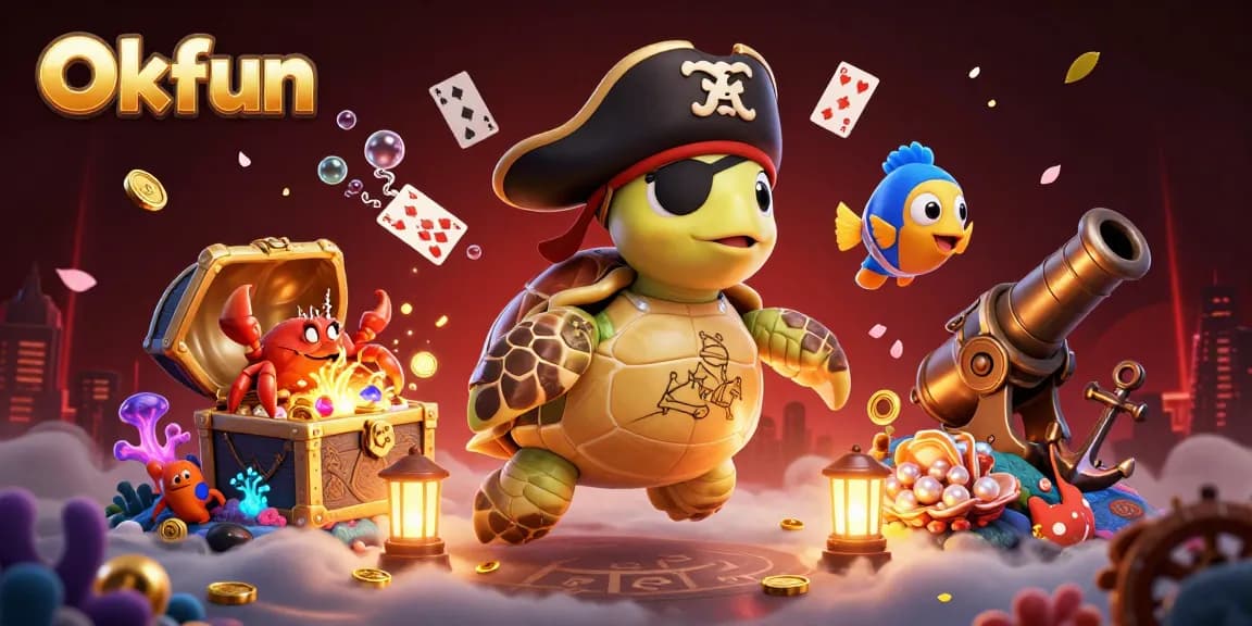Experience thrilling underwater fun at Okfun's casino with dynamic games and vibrant visuals.