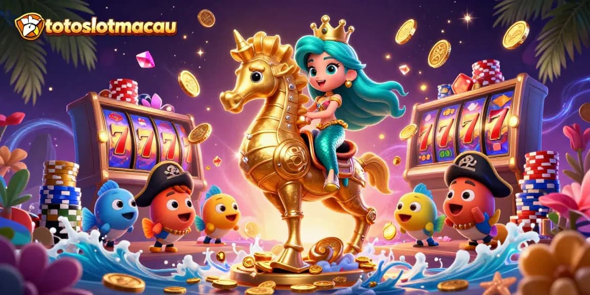 Engage with exciting gameplay at totoslotmacau featuring vibrant slot machine reels and colorful casino elements.