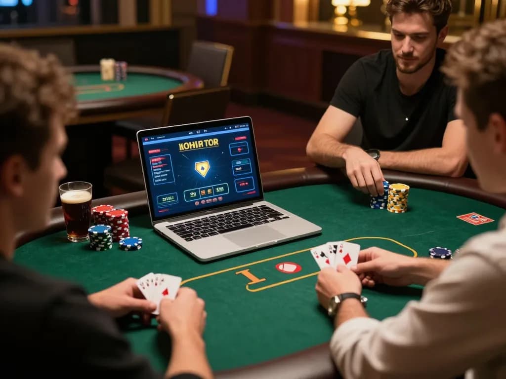Engaging gameplay at iwin's online casino with players strategizing for better odds