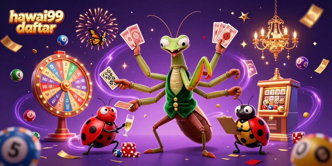 Engage in exciting gameplay with hawai99 daftar at a vibrant online casino scene.