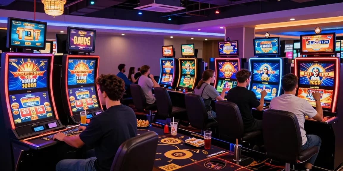 Players enjoying credit card gaming experience at https://cullengolfclub.co.uk with vibrant atmosphere and exciting games.