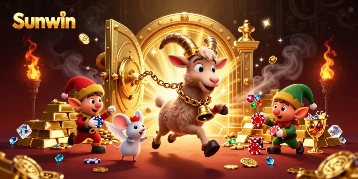 Experience thrilling gameplay at Sunwin with a captivating casino scene filled with excitement and fun.