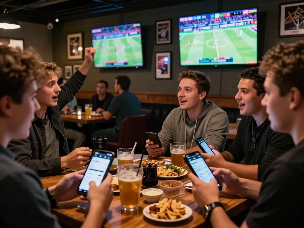 SC88 players engaging in live sports betting action with excitement in a vibrant setting