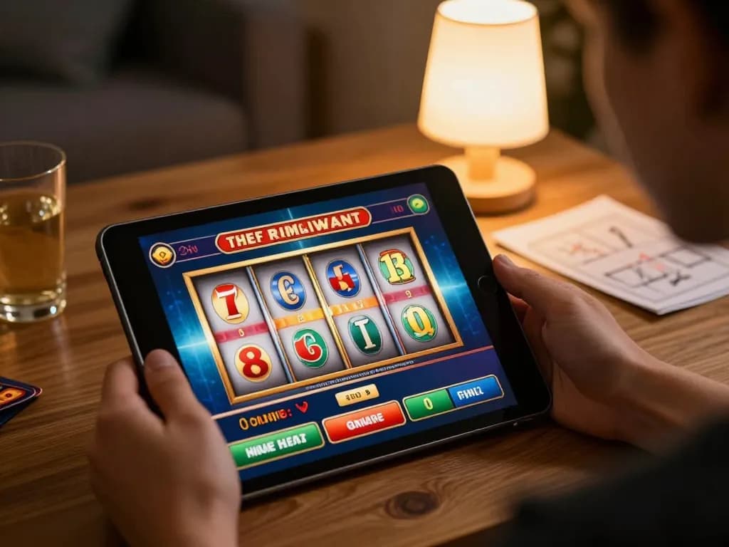 Sit at home playing the online casino app situs gacor with spinning reels, advancing gaming strategy.