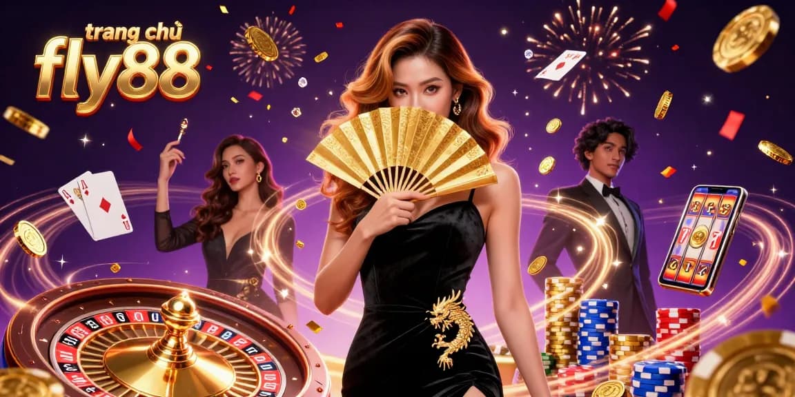 Experience the vibrant energy of trang chủ fly88 with captivating visuals of gaming excitement and action.