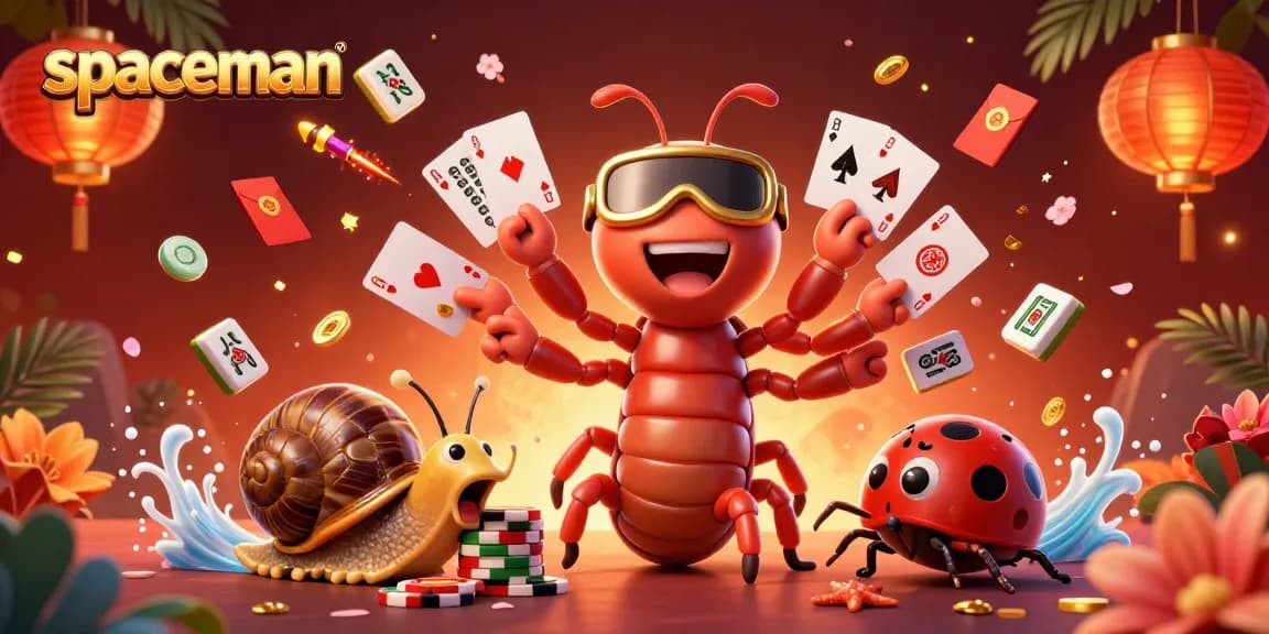 Experience the thrill of Spaceman with a 3D millipede dealer and exciting gaming elements.
