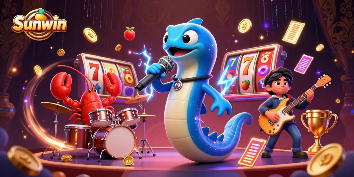 Experience the thrilling excitement of Sunwin with a vibrant casino DJ performance.