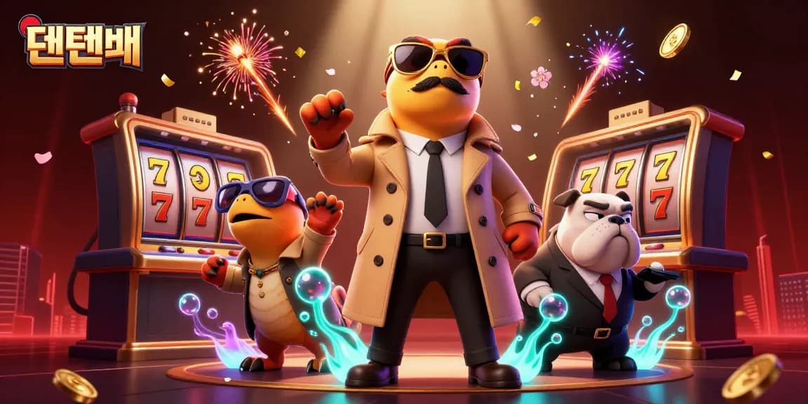 Experience strategic gameplay at 텐텐벳 with animated raptors trying to enter a VIP casino lounge.