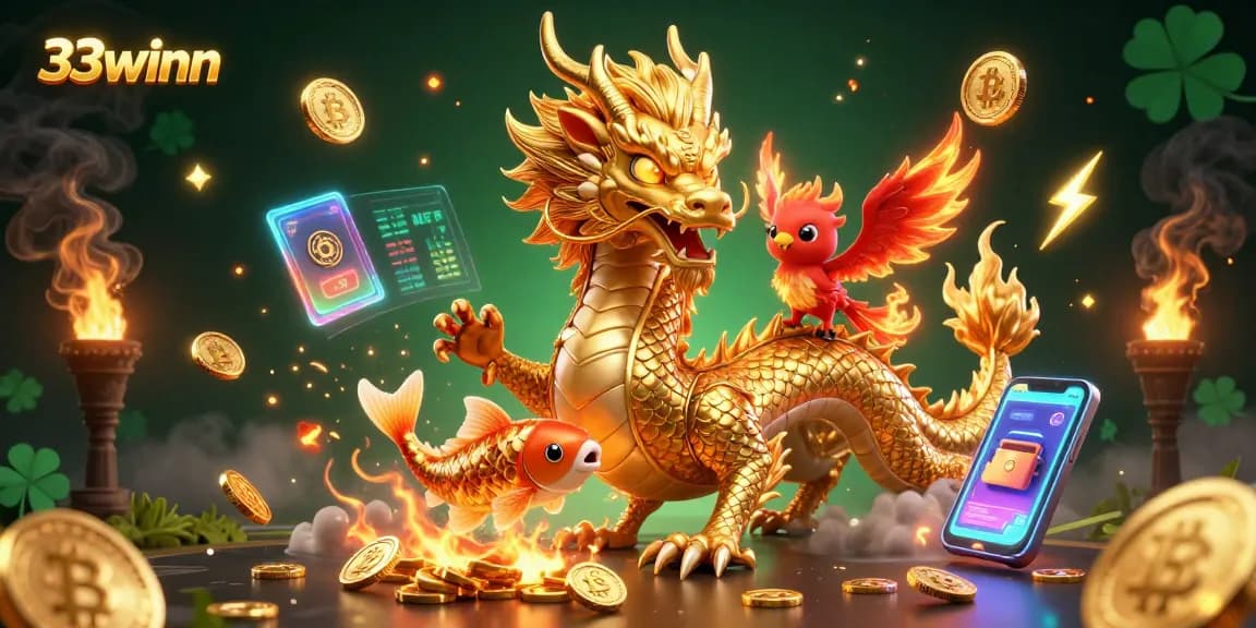 Experience thrilling gameplay at 33winn with unique characters, vibrant casino elements, and crypto features.