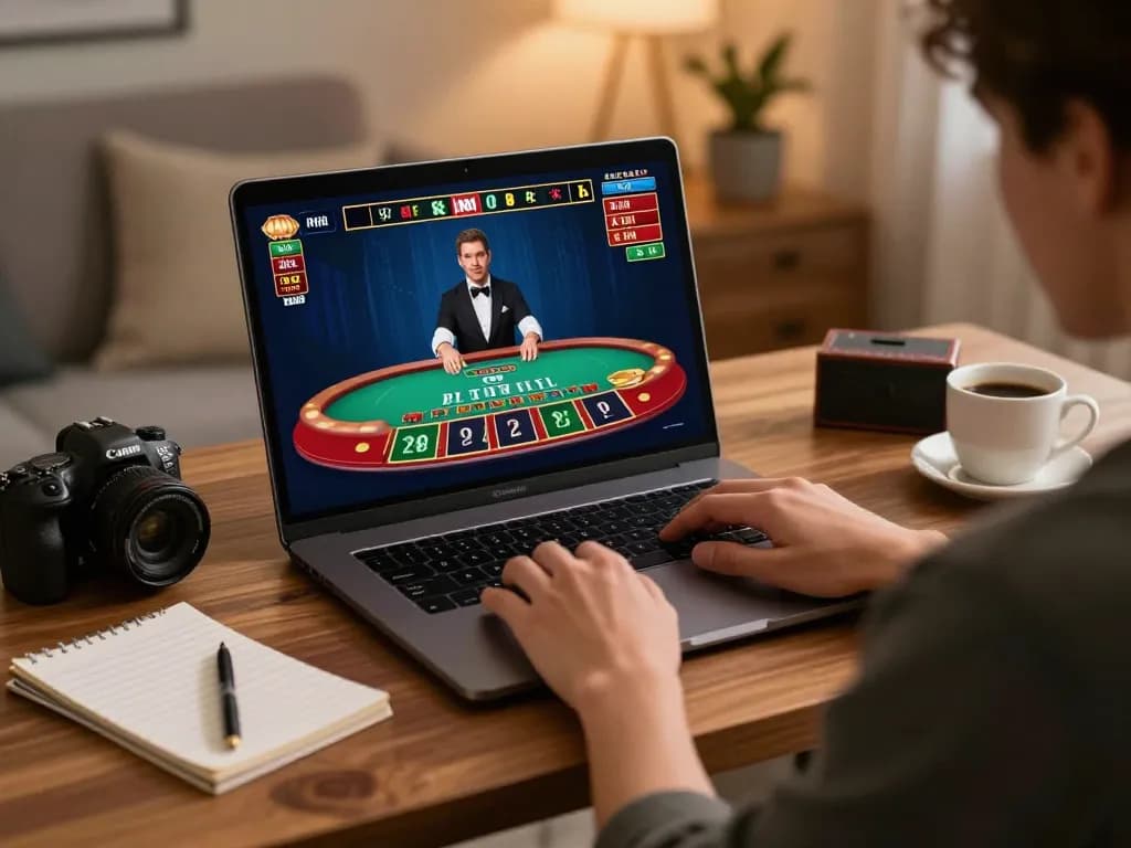 Engaging online blackjack session with casinoatlas user placing bets.