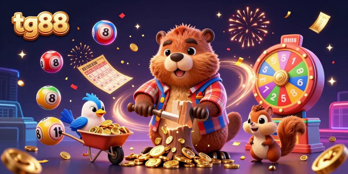 Experience thrilling wins with tg88 in a vibrant casino scene filled with celebration and excitement.