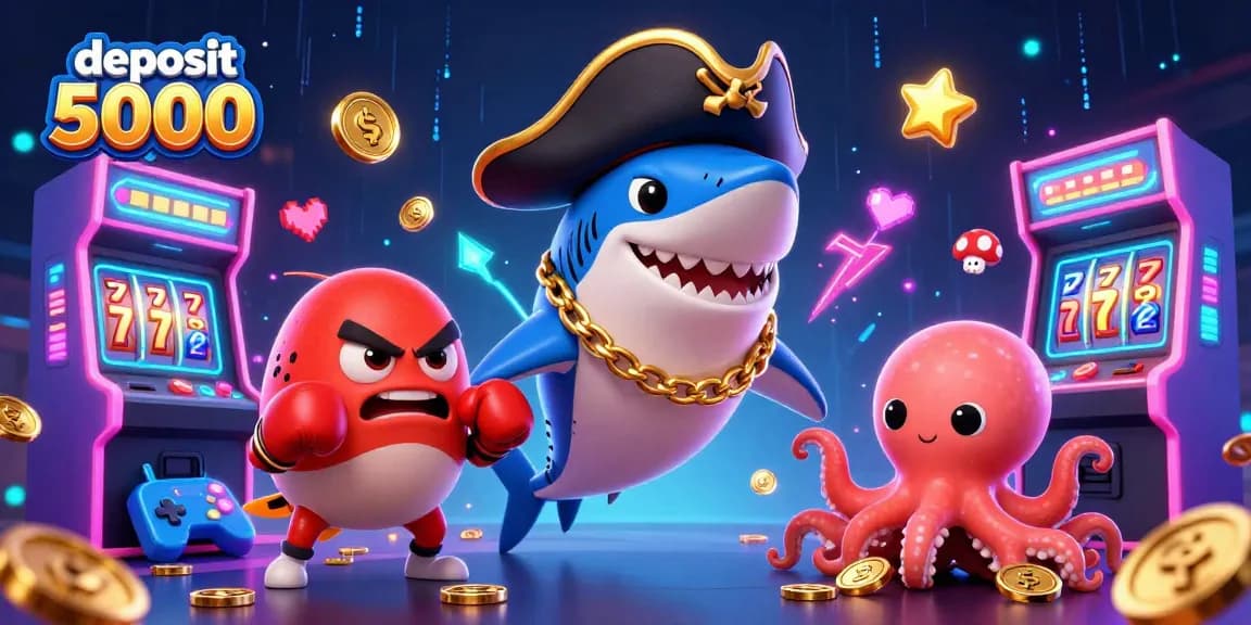 Engage with deposit 5000 at thrilling slot games featuring pirate and sea creatures.