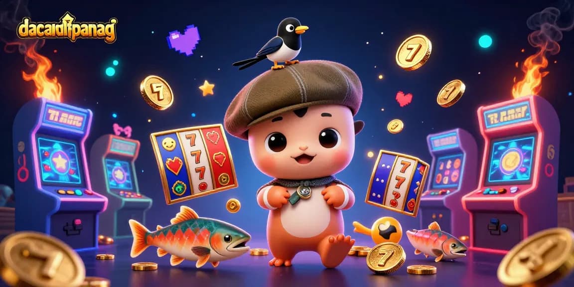 Spin to win with dacsandatphanrang's vibrant slot reels and colorful gaming elements!