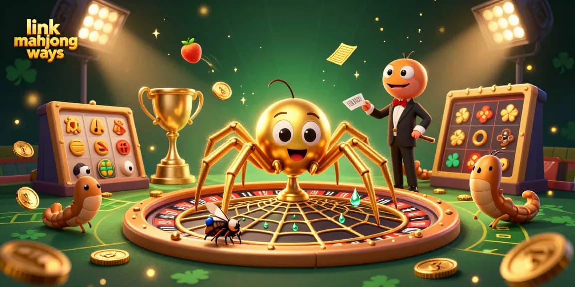 Experience exciting gameplay with link mahjong ways amidst dynamic slot reels and vibrant casino elements.