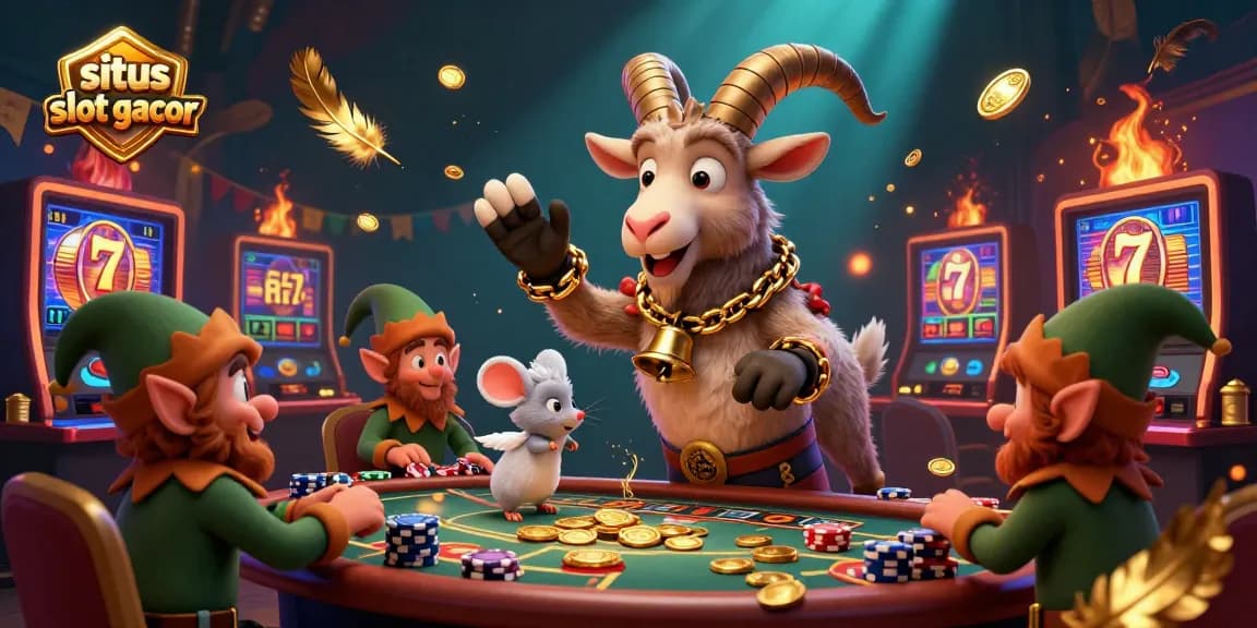 Mainkan slot gacor dengan suasana kasino yang seru dan karakter penuh warna di BMWSLOT88