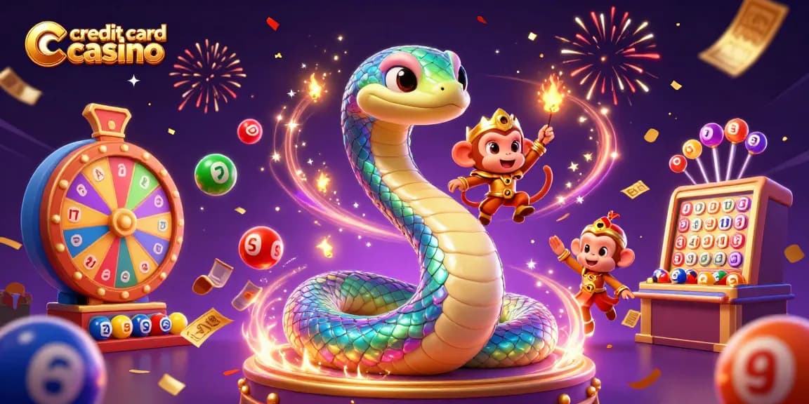 Experience the excitement of credit card casinos with vibrant characters and dynamic gaming elements!