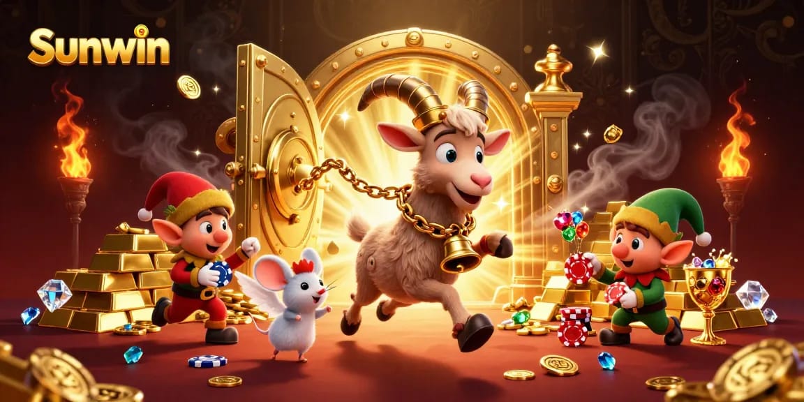 Experience thrilling gameplay at Sunwin with a captivating casino scene filled with excitement and fun.
