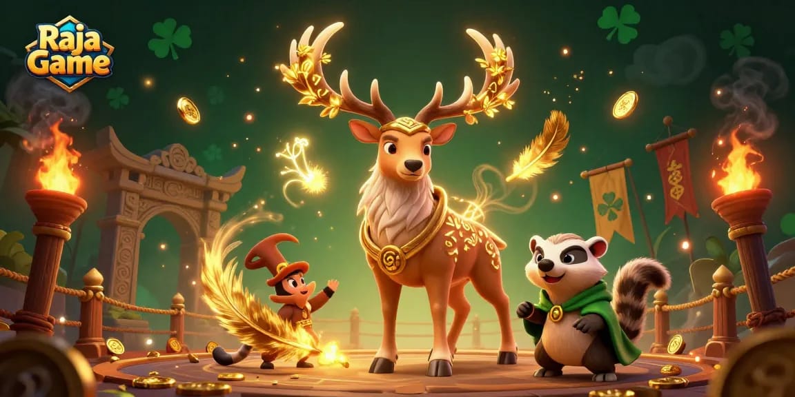 Play thrilling games on Raja Game featuring vibrant magical elements and characters.