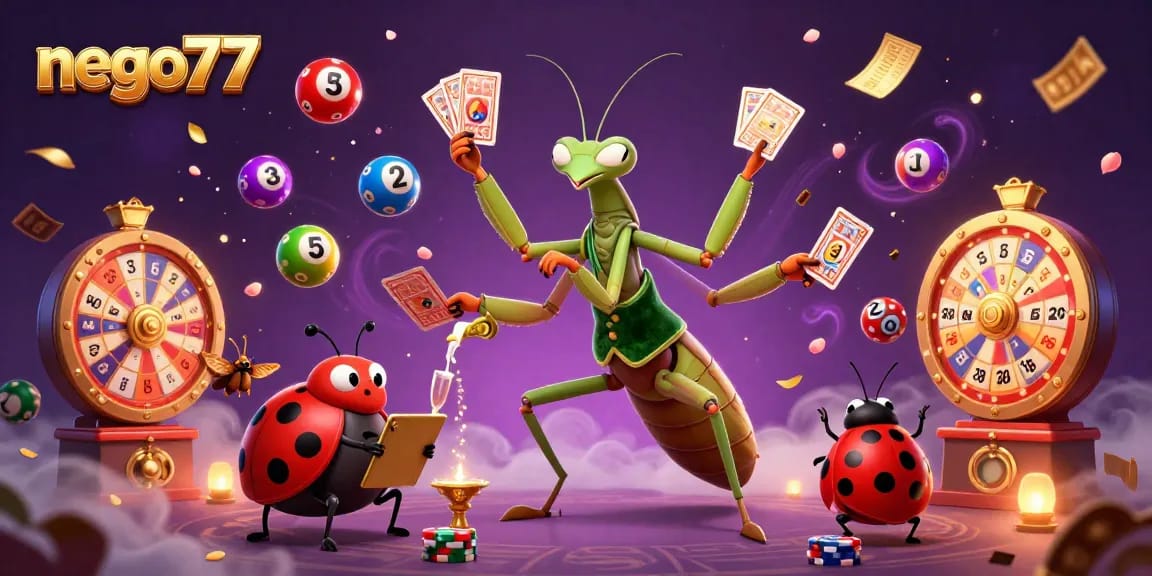 Experience thrilling gameplay at nego77 with colorful lottery elements and dynamic casino action.