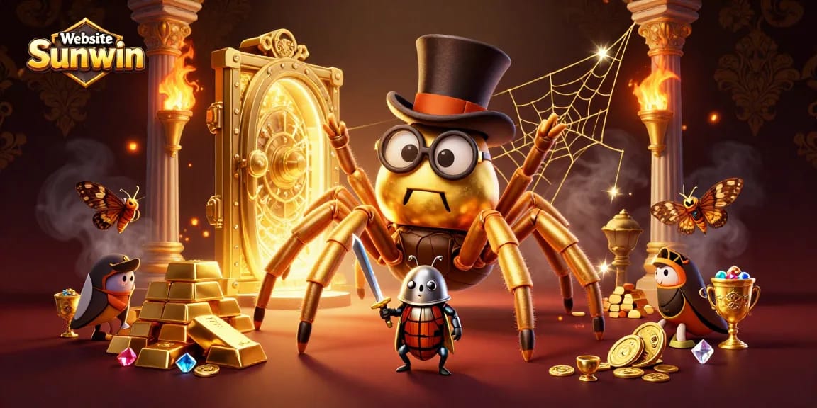 Experience excitement on Website Sunwin with a dynamic casino-themed illustration showcasing thrilling gaming elements.