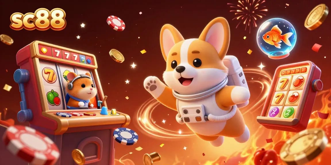 Experience thrilling gameplay at sc88 with interactive 3D casino elements in an engaging cosmic setting.