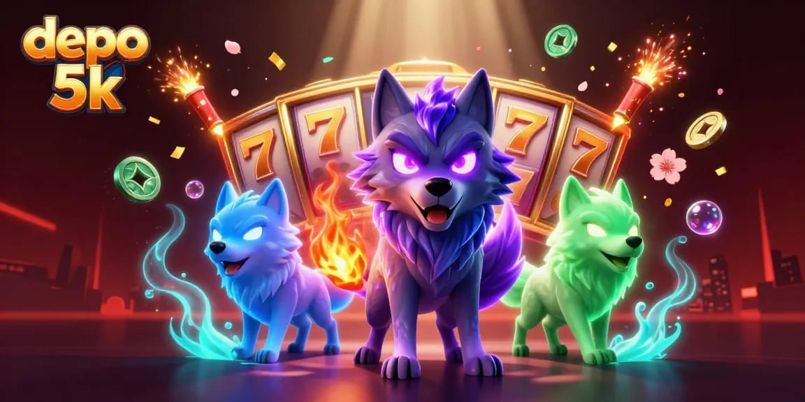 Experience thrilling wins at depo 5k with exciting slot reels and vibrant lucky symbols.
