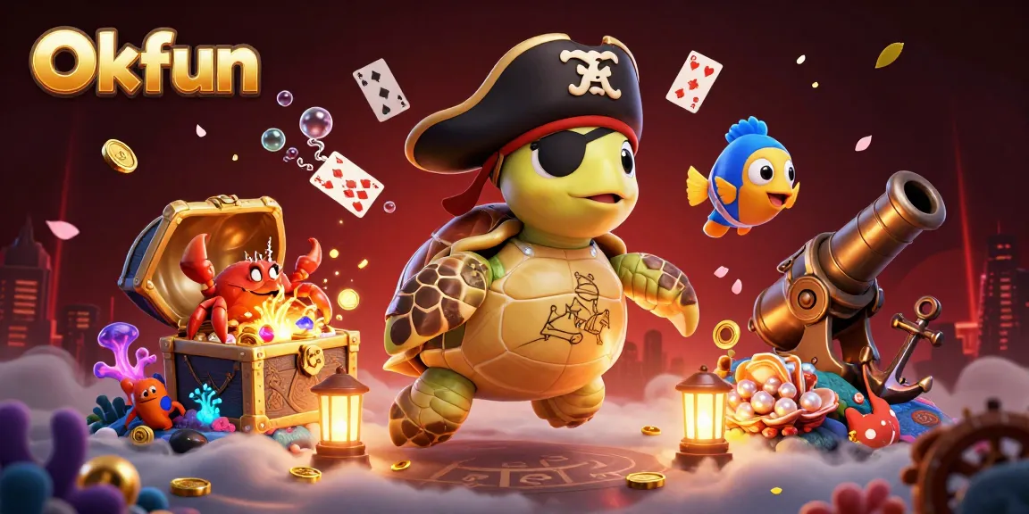 Experience thrilling underwater fun at Okfun's casino with dynamic games and vibrant visuals.