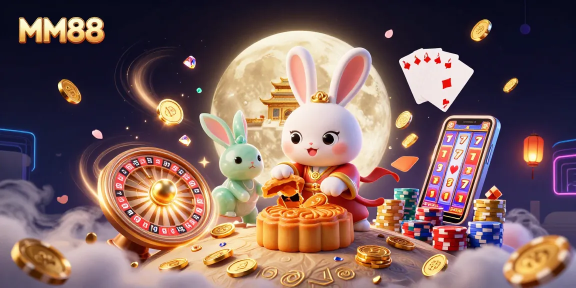 Experience MM88's captivating lunar casino world with leading gaming elements