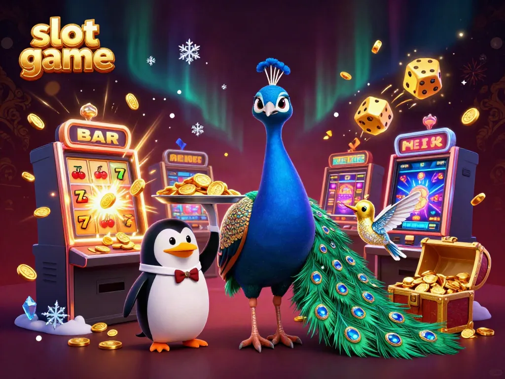 Experience exhilarating slot game action with vibrant characters, jackpots, and casino magic!