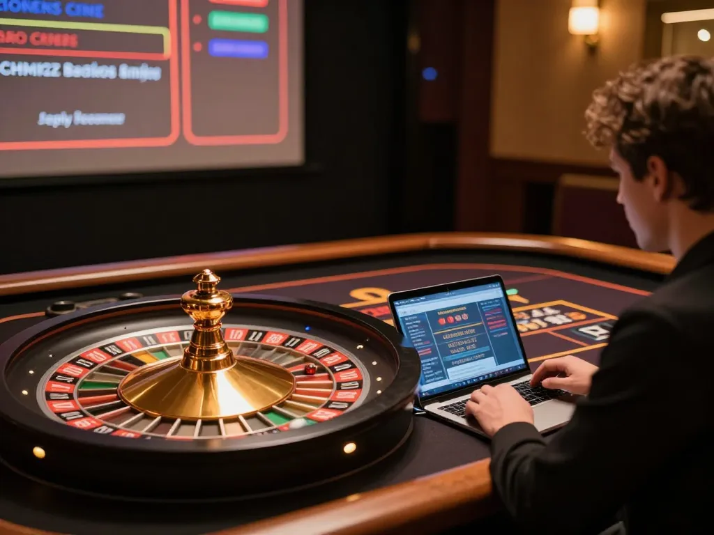 Players engaging in online roulette at 789bet with a live dealer, showcasing live gaming excitement.