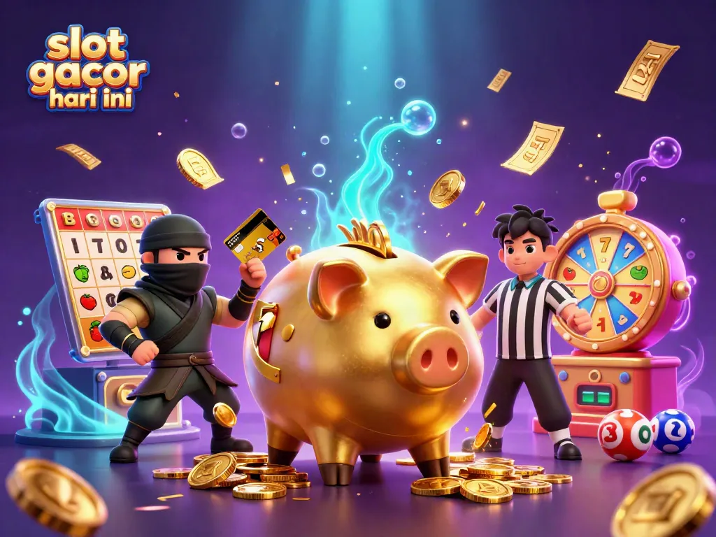 Experience slot gacor hari ini with vibrant slot games, golden prizes, and dynamic animations.