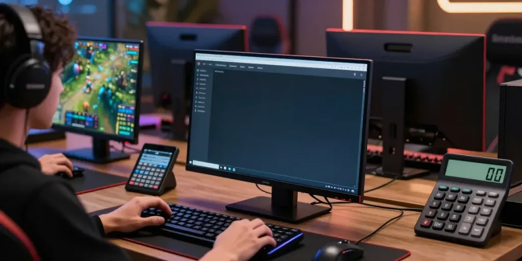 Engaged gamer using Singatoto platform for online gaming experience