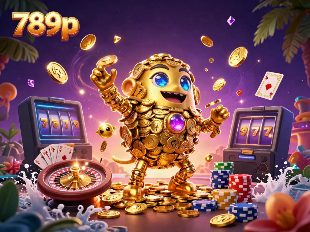 Experience the thrill of winning with 789p in a dazzling 3D casino scene full of excitement.