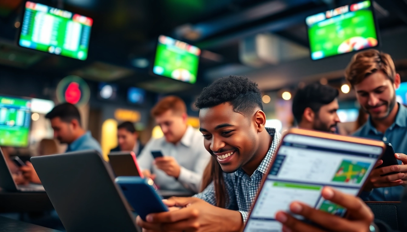 Experience the excitement of online Betting with enthusiasts engaging in dynamic betting activities.