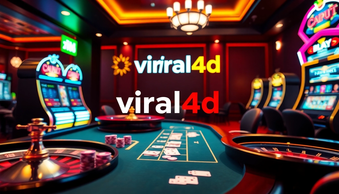Experience excitement and luxury with viral4d's vibrant casino gaming action.